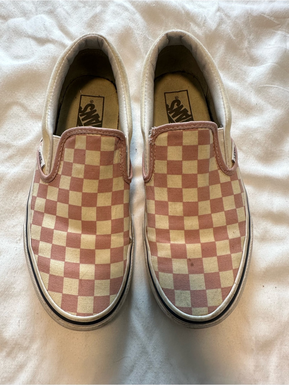 Vans Women’s Checkerboard Slip-Ons